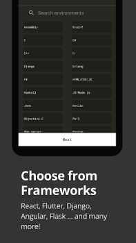 İndir Dcoder, Compiler IDE :Code & P Eğitim Android için Ekran görüntüsü 6