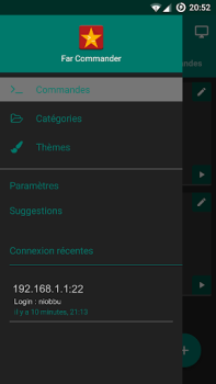İndir SSH Client - Far Commander İletişim Android için Ekran görüntüsü 5
