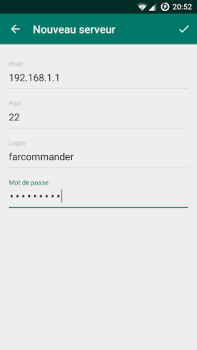İndir SSH Client - Far Commander İletişim Android için Ekran görüntüsü 7