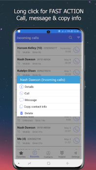İndir Phone Dialer: Contacts & Calls Araçlar Android için Ekran görüntüsü 6
