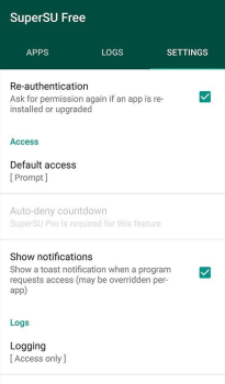 İndir SuperSU Araçlar Android için Ekran görüntüsü 5