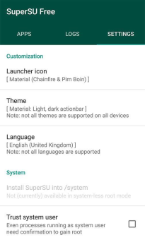 İndir SuperSU Araçlar Android için Ekran görüntüsü 6