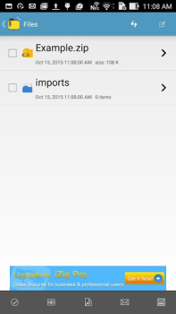 İndir iZip - Zip Unzip Tool Araçlar Android için Ekran görüntüsü 2