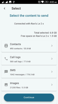 İndir X-Transfer Araçlar Android için Ekran görüntüsü 5