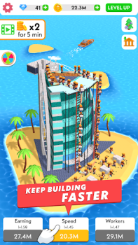 İndir Idle Construction 3D Stratejiler Android için Ekran görüntüsü 2