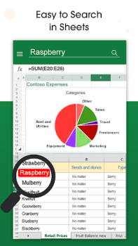 İndir xlsx viewer: xls file viewer İş Android için Ekran görüntüsü 2
