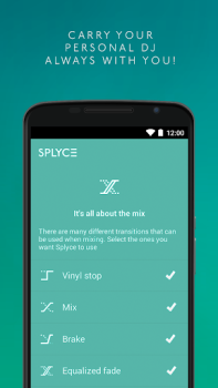 İndir Splyce music player & automix Müzik ve Ses Android için Ekran görüntüsü 7