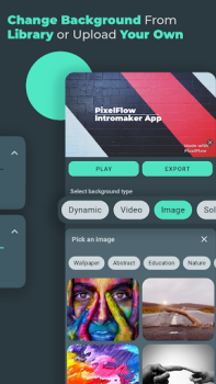 İndir PixelFlow: Intro Video maker Sanat ve Tasarım Android için Ekran görüntüsü 6
