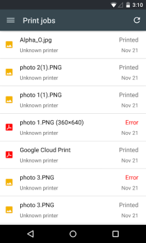 İndir Виртуальный принтер Google İş Android için Ekran görüntüsü 3