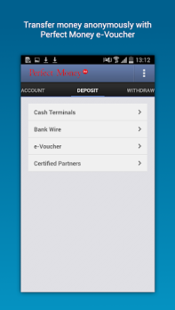 İndir Perfect Money Finans Android için Ekran görüntüsü 4