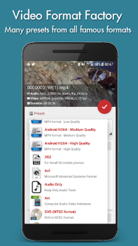 İndir Video Format Factory Araçlar Android için Ekran görüntüsü 4