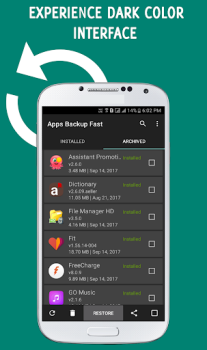 İndir Apps Backup and Restore İş Android için Ekran görüntüsü 2