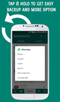 İndir Apps Backup and Restore İş Android için Ekran görüntüsü 3