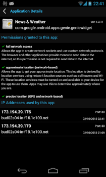 İndir Network Connections Araçlar Android için Ekran görüntüsü 5