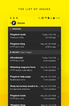 İndir Pingdom Araçlar Android için Ekran görüntüsü 2