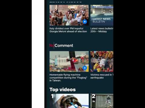 İndir Euronews: Avrupa'dan haberler Haberler & Dergiler Android için Ekran görüntüsü 8