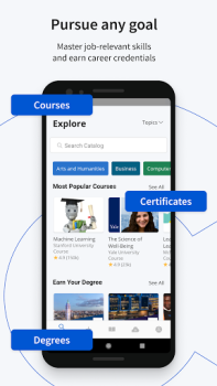 İndir Coursera: Learn career skills Eğitim Android için Ekran görüntüsü 3