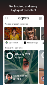 İndir Agora: The Worldwide Awards Eğlence Android için Ekran görüntüsü 4