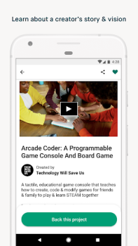 İndir Kickstarter Sosyal Android için Ekran görüntüsü 2