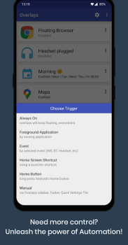 İndir Overlays - Floating Launcher İş Android için Ekran görüntüsü 4