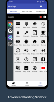 İndir Overlays - Floating Launcher İş Android için Ekran görüntüsü 5