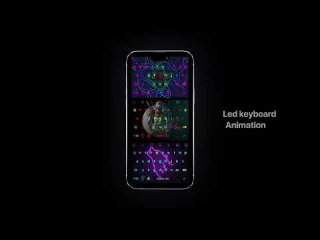 LED Klavye: Renkli Arkadan