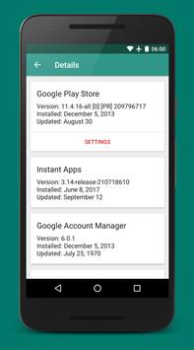 İndir Services Info (Güncelleme) Araçlar Android için Ekran görüntüsü 2