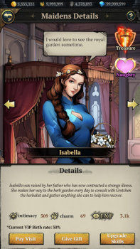 İndir King's Throne: Royal Delights Rol yapma Android için Ekran görüntüsü 7