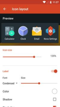 İndir Nova Launcher Özelleştirme Android için Ekran görüntüsü 3