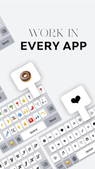 İndir Keyboard & Emojis Pro Eğlence Android için Ekran görüntüsü 3