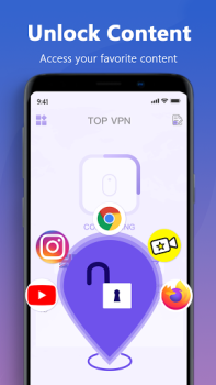 İndir Top VPN - Fast, Secure & Free Unlimited Proxy Araçlar Android için Ekran görüntüsü 2