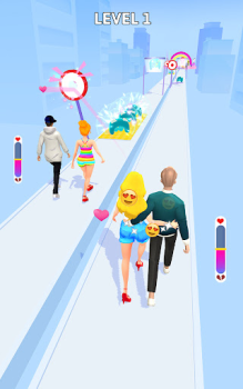 İndir Bestie Breakup - Run for Love Arcade Android için Ekran görüntüsü 2