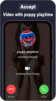 İndir Poppy Playtime horror fake call video Özelleştirme Android için Ekran görüntüsü 4