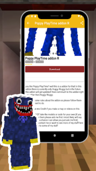 İndir Mod Poppy Play Time for MCPE Eğlence Android için Ekran görüntüsü 3