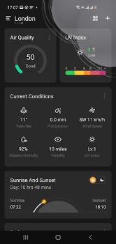İndir Canlı Hava Tahmini - Widget Hava Durumu Android için Ekran görüntüsü 4