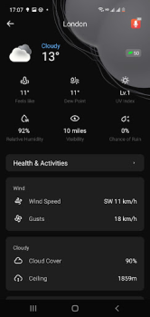 İndir Canlı Hava Tahmini - Widget Hava Durumu Android için Ekran görüntüsü 6