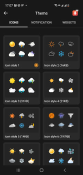 İndir Canlı Hava Tahmini - Widget Hava Durumu Android için Ekran görüntüsü 7