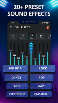 İndir Bas&Ses Yükseltme -Equalizer Müzik ve Ses Android için Ekran görüntüsü 3