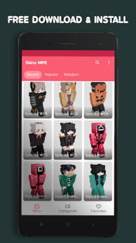 İndir Skins for Minecraft PE Özelleştirme Android için Ekran görüntüsü 2