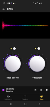 İndir Ekolayzır pro ve ses artırma Müzik ve Ses Android için Ekran görüntüsü 3