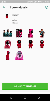 Squid game WASticker