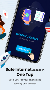 İndir Super VPN - Fast Private Proxy Araçlar Android için Ekran görüntüsü 2