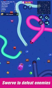 İndir Worm.io: Slither Zone Eylem Android için Ekran görüntüsü 5